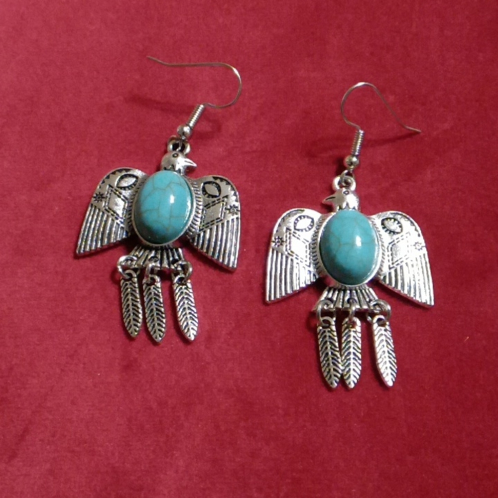 Thunderbird Native Earrings - Picture 1 of 2